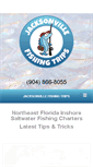 Mobile Screenshot of jacksonvillefishingtrips.com